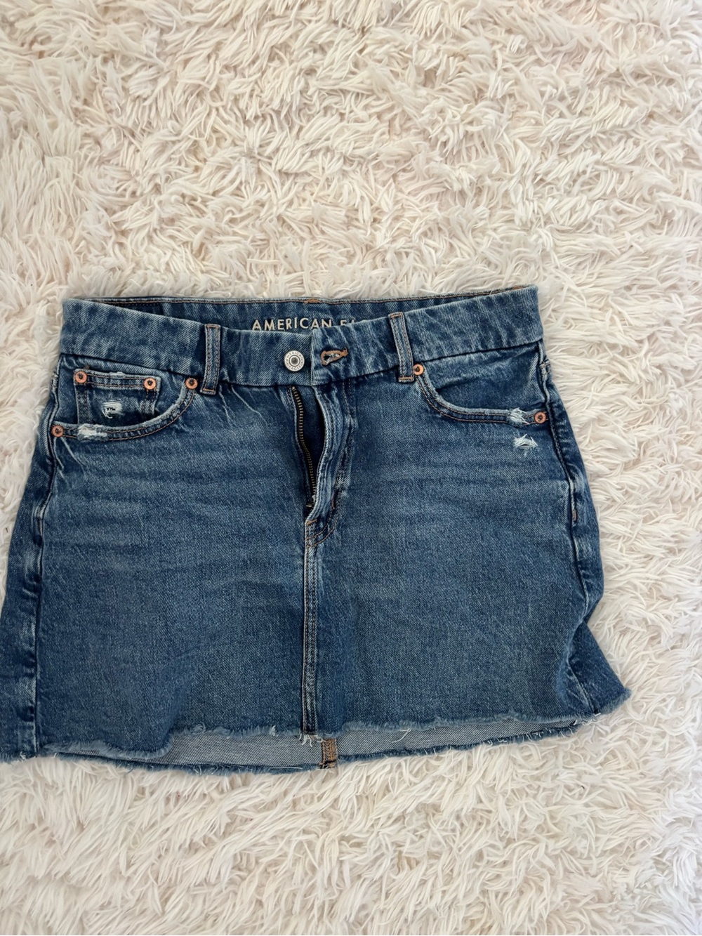 American Eagle Outfitters Blue Denim Mini Skirt